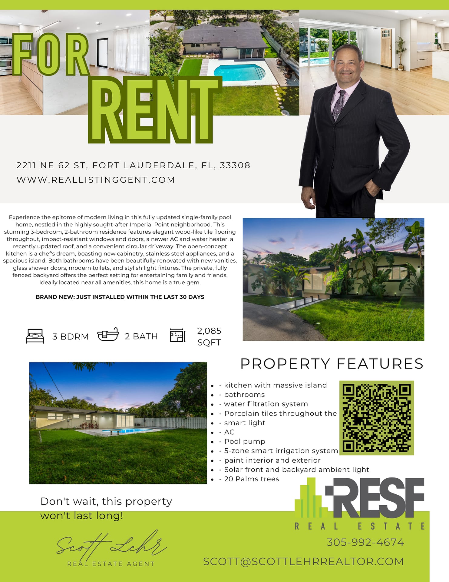 JUST LISTED FOR RENT IN FORT LAUDERDALE LUXURY HOME