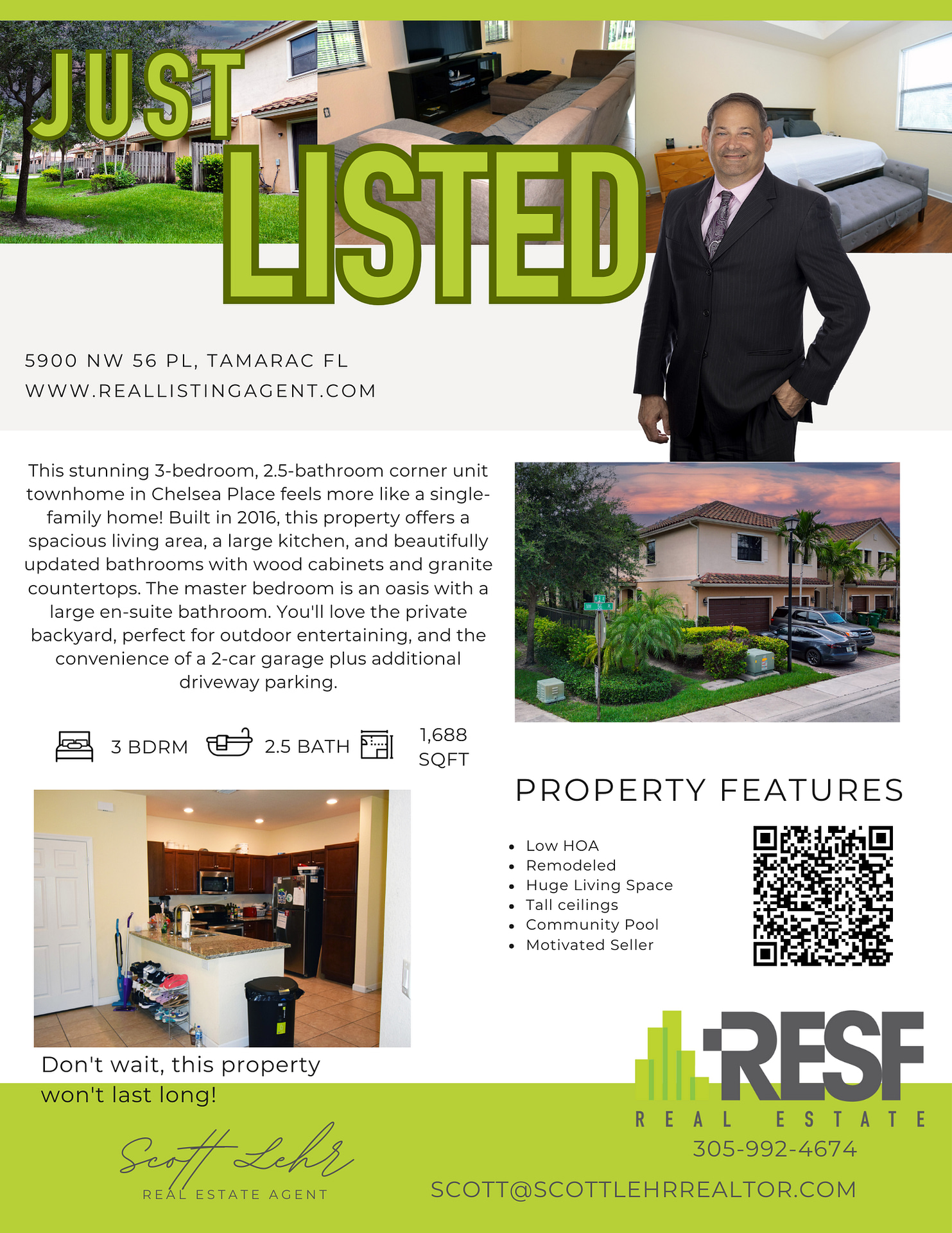 5900 NW 56 PL Tamarac Florida Just Listed For Sale